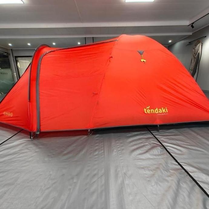 TENDAKI GO Java 2 BORNEO 4 tenda dome Double Layer PU3000mm frame fiber kapasitas 4 orang Camping Ou