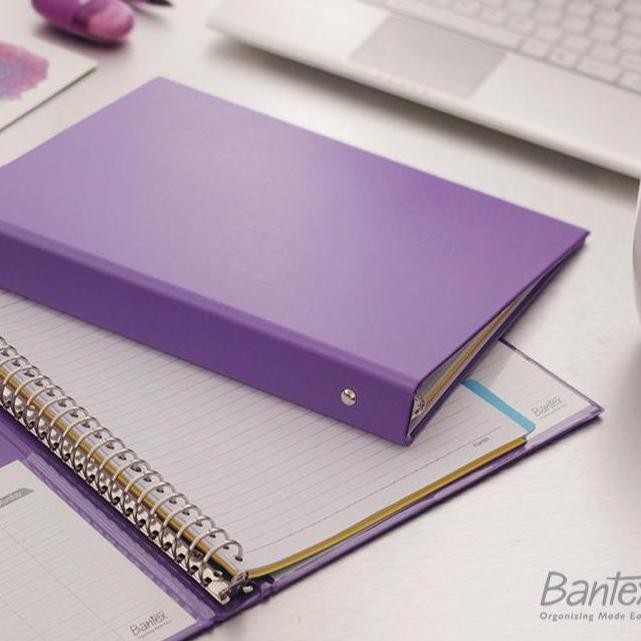 

Tersedia Bantex Multiring Binder B5 26 Ring 25mm Lilac #1326 21