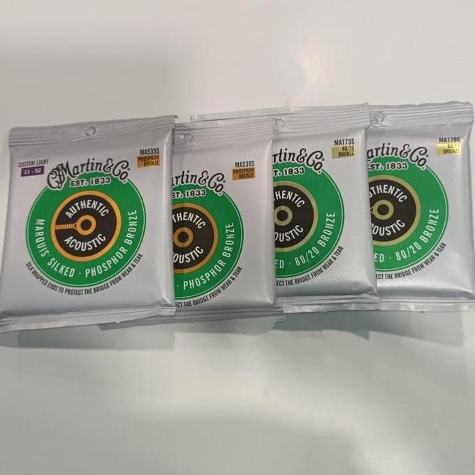 Siap Kirim Martin Marquis Senar Gitar Akustik Silked Acoustic Original