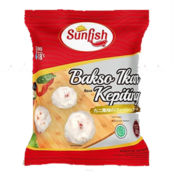 

Sunfish Bakso Ikan Kepiting 500gr