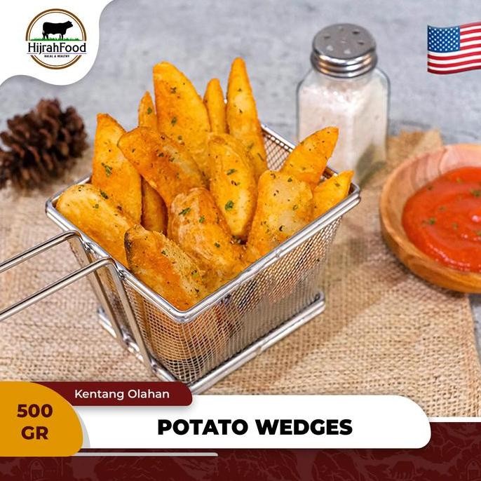 

Kentang Wedges Berbumbu / Potato Wedges Seasoned Usa Pasti Promo