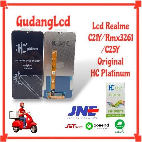 lcd touch screen FULL SET REALME C21Y ORI MURAH