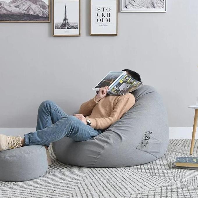 Beanbean Bag Cover 100X120Cm Cover Sofa Bean Bag Sarung Bean Bag Bean Bag Cover Only
