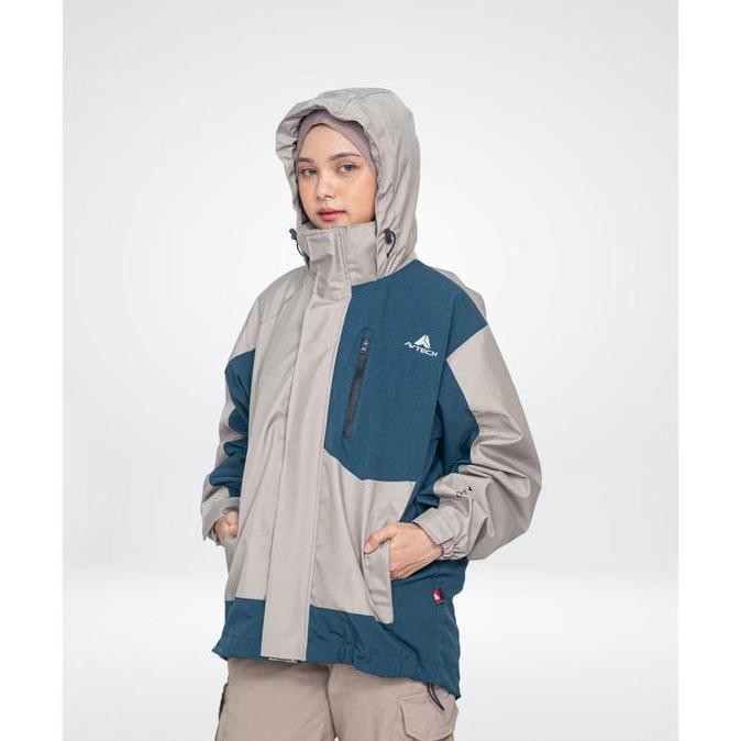 AVTECH - Jaket Windbreaker Water Repellent Gorpcore Outdoor Hiking Gunung Motor Hujan - PINNATA