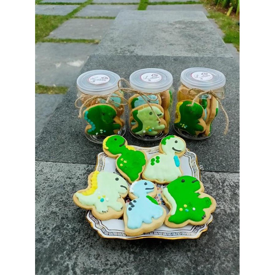 

Cookies Karakter Dino Frozen Unicorn Animal Bentuk Lucu untuk Anak Stok Terbatas