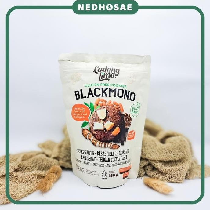 

Blackmond Cookies Ladang Lima 180gr Gluten Free Kukis Coklat Premium Stok Terbatas