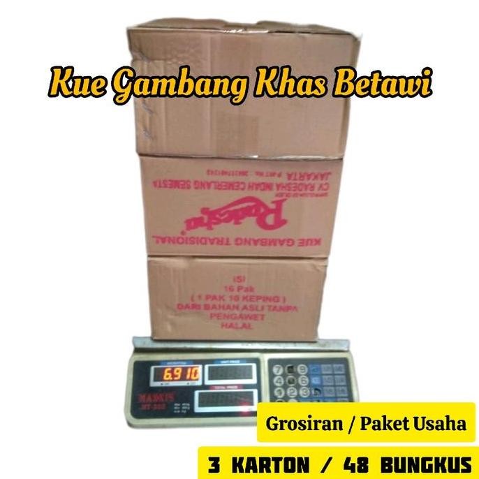 

Kue Gambang Wijen 48pcs Kartonan Radesha | Snack Khas Betawi Grosiran Stok Terbatas