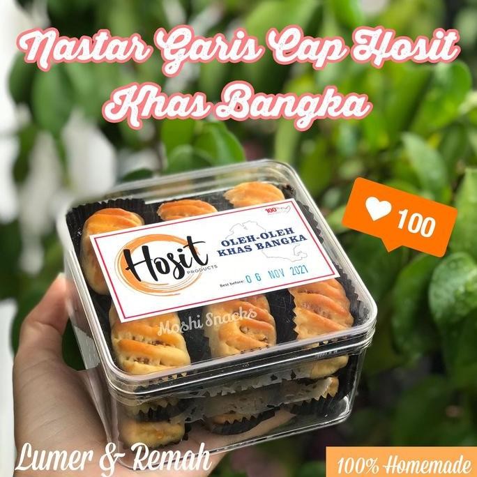 

Kue Nastar Garis Khas Bangka Lumer Remah Tanpa Pengawet Stok Terbatas