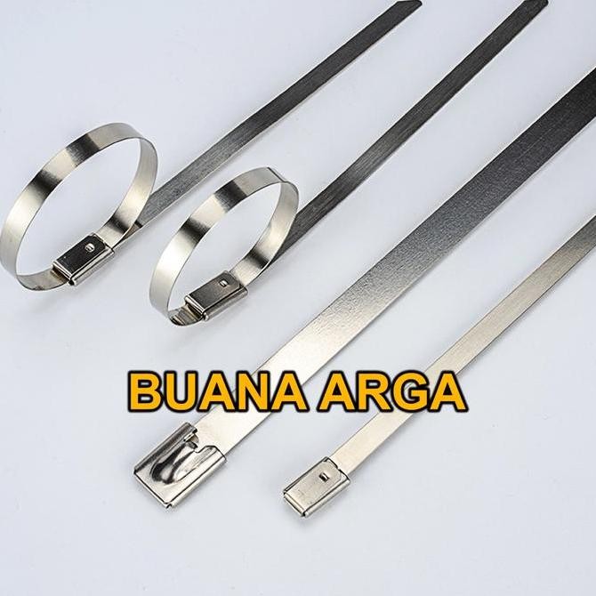

Promo Kabel Ties / Cable Ties Stainless Steel 360mm x 4.5mm / 7.9mm COD