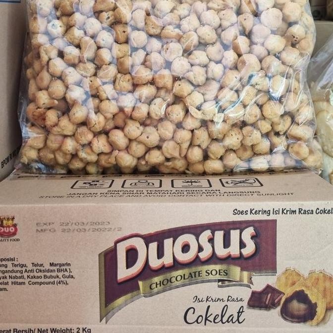 

Sus Soes Coklat Duosus 1 Dus - Kue Kering Coklat Enak Stok Terbatas