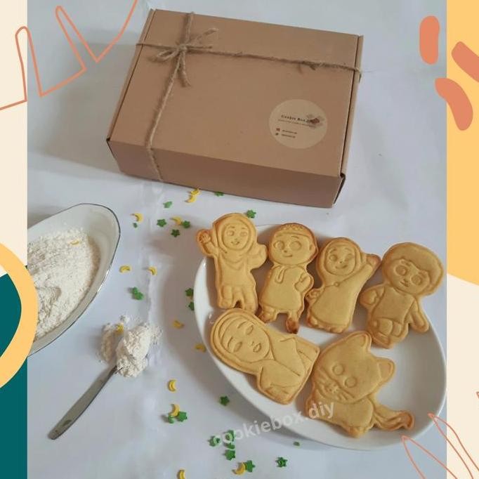 

Cookies DIY Kit Nusa dan Rara - Box Kit Cookies Hampers Stok Terbatas
