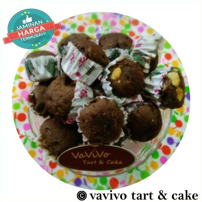 

Brownies Coklat Mini 500gr - Brownis Panggang Fudgy Kecil Stok Terbatas