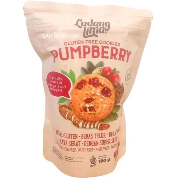 

Cookies Gluten Free Pumpberry 180gr - Ladang Lima Kukis Sehat Stok Terbatas