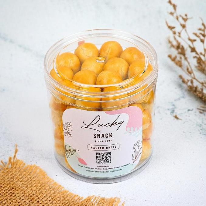Nastar Unyil Wijsman 250gr - Kue Kering Nastar Mini Toples Tabung Stok Terbatas