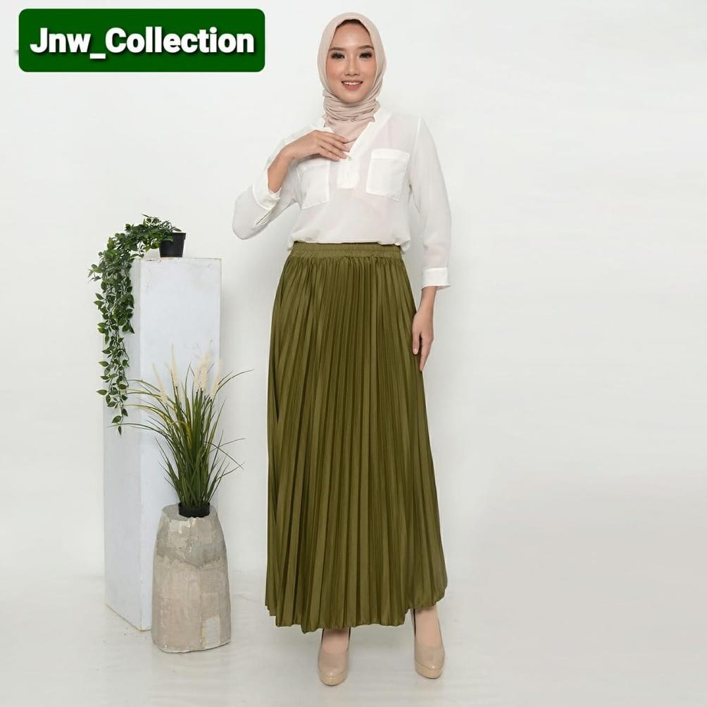 Terjangkau JNW-ROK PLISKET PREMIUM 256A BAHAN HYGET BAGUS DAN TEBAL / ROK BEST SELLER. ,,