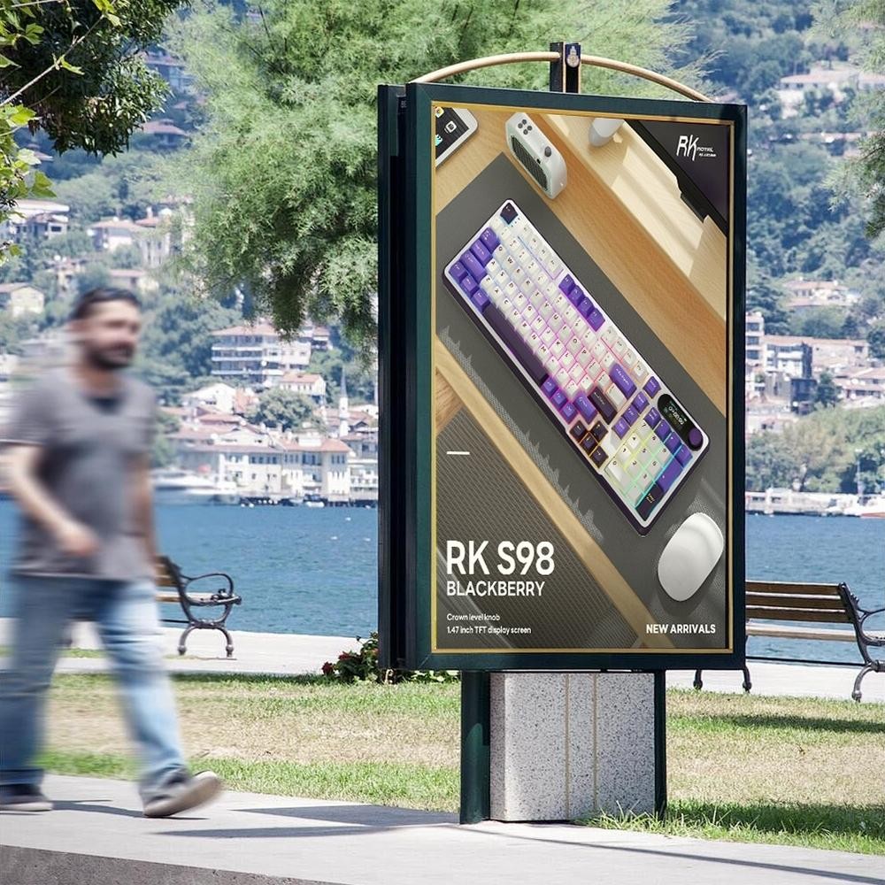 TP Royal Kludge RK S98  Blackberry 98 Key Gaming Keyboard