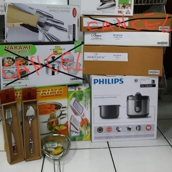 Paket prabotan rumah tangga