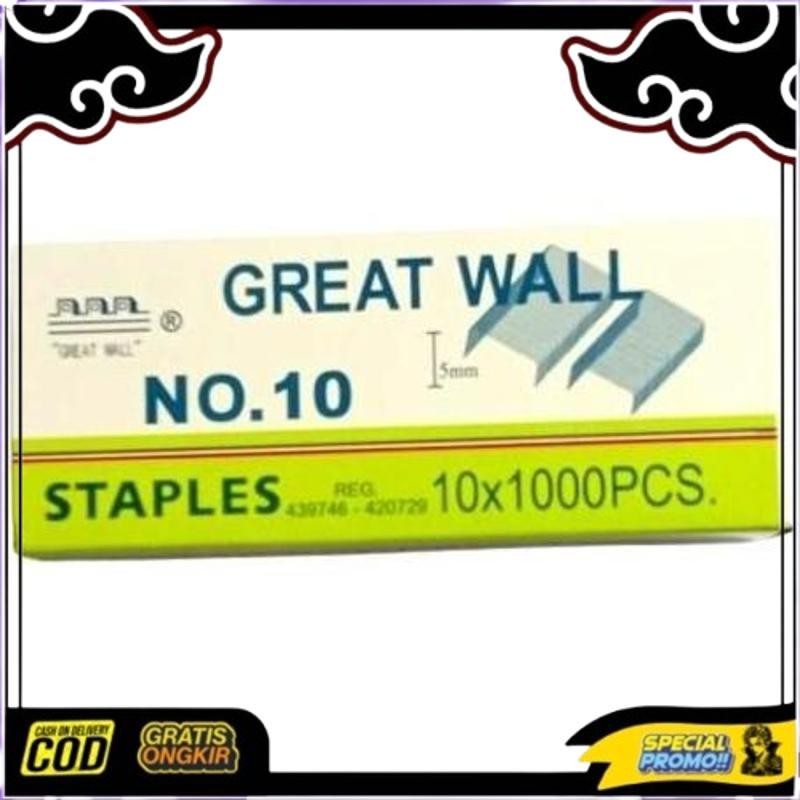 

Top Today Trend Isi Staples Great Wall No.10 Original (1 Pak Isi 10 Box) Trend