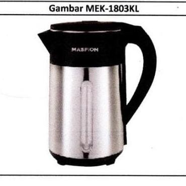 Maspion Teko Kettle Ketel PEmanas Air Listrik MEK 1801SS