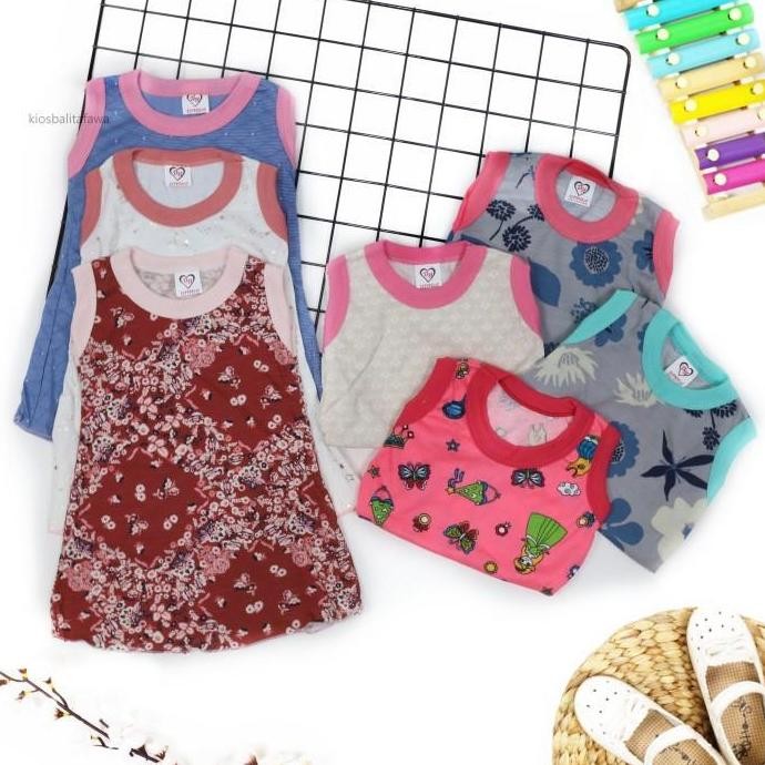 (Bisa Pilih Motif) Daster Yukensi Uk Bayi 0-12 Bulan / Baju Anak Cewek