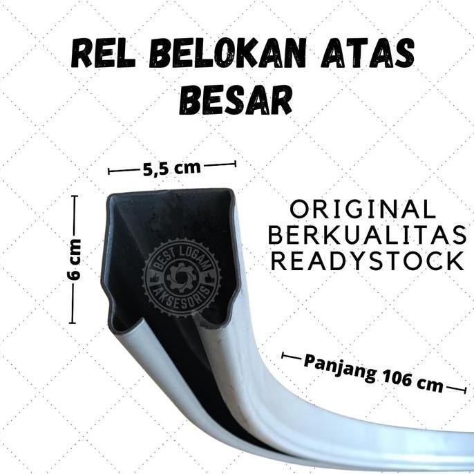 Rel Belokan Atas Pintu Besi Rel Tikungan Pintu Lipat Sliding Kualitas Terbaik Harga Termurah