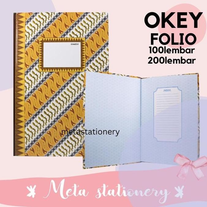 

Buku Catatan / Buku Tugas / Buku Tulis Folio Okey ( Motif Random )