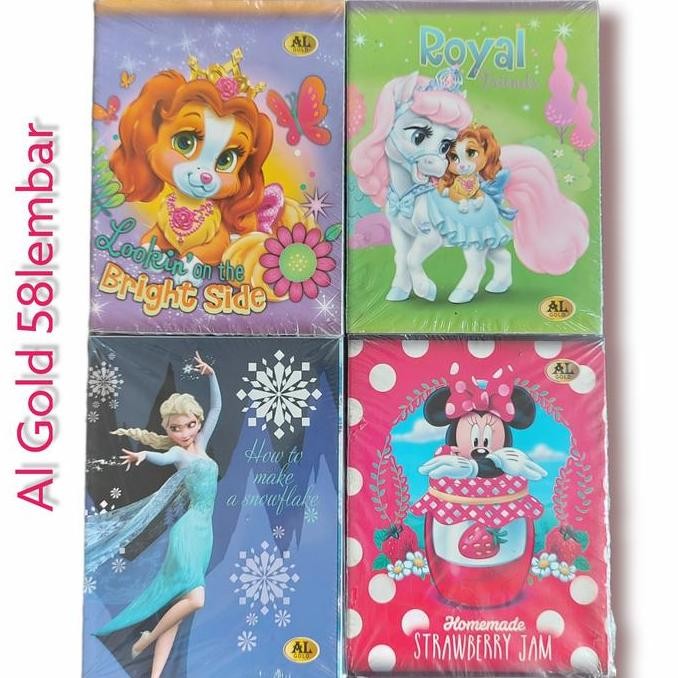 

Vuku Tulis Al Gold 58 Lembar 1Pak Isi 10 Buku