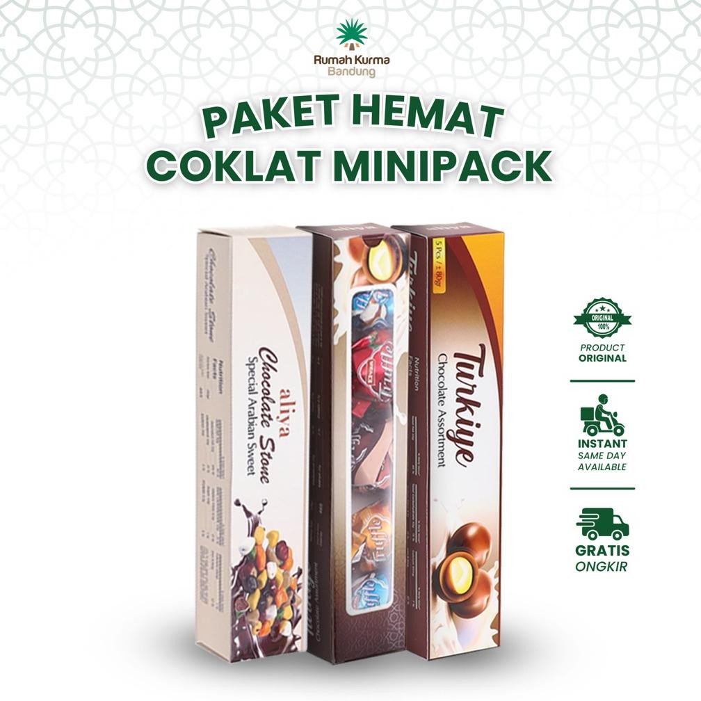 

Paket Hemat Coklat Minipack 12 Pcs Cokelat Arab Turki Mix Kerikil Truffle Chocolate Premium Oleh Oleh Haji Umroh