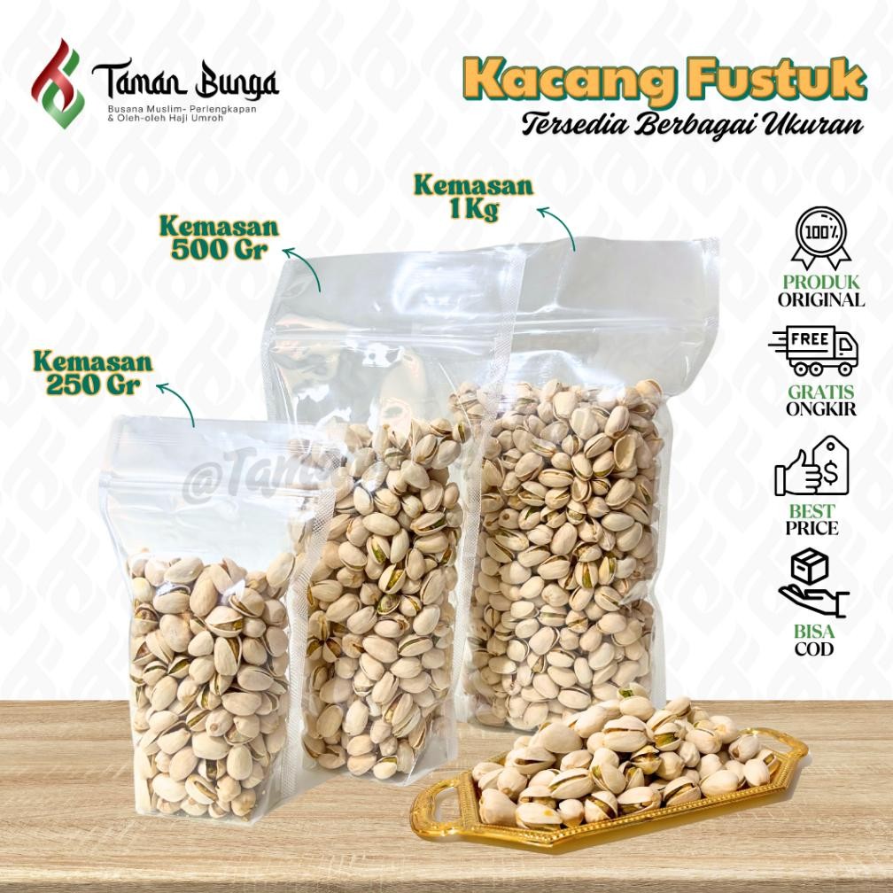 

Kacang Fustuk Arab / Kacang Pistachio / Oleh-Oleh Haji Umroh / 1Kg