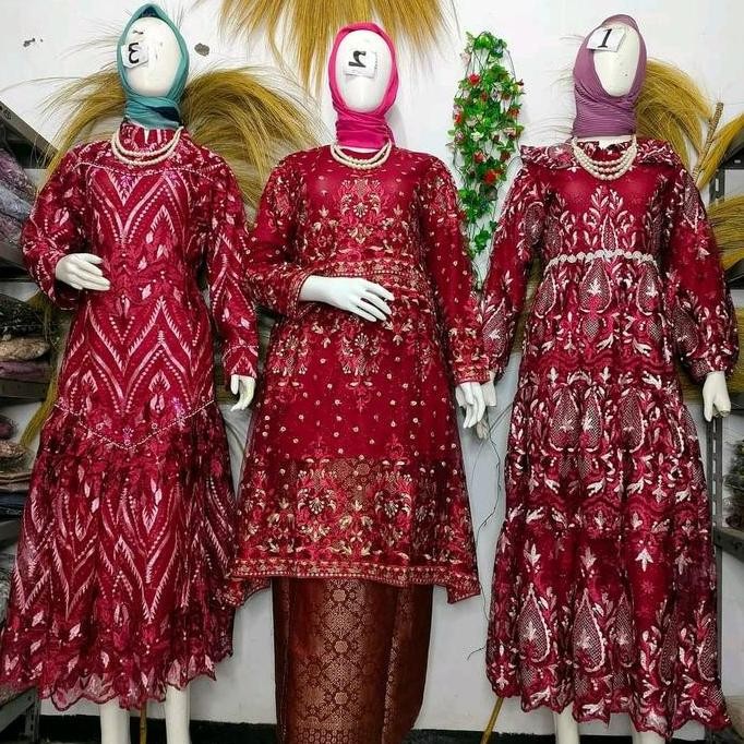 GAMIS BRUKAT PREMIUM PECAH SERI ss