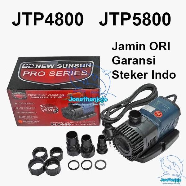 SUNSUN JTP PRO JPRO / ECO / LOW JPRO 2000 3000 4800 5800 Liter/Jam SNI Original Pompa Low watt aquar