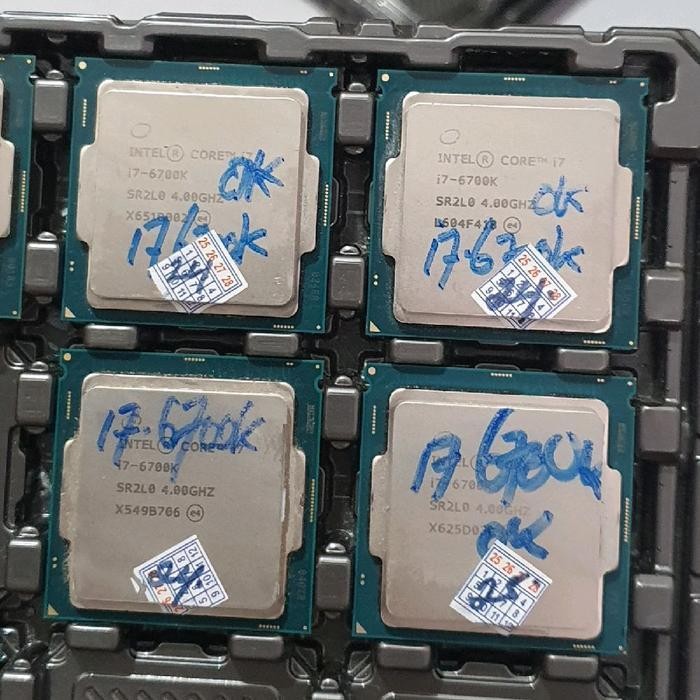 CC Intel i7 6700K - 1151 CPU Processor Prosesor i7 6700 K Series