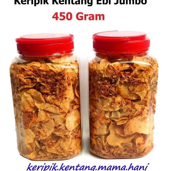 

RPS Keripik Kentang Ebi Mama Hani Homemade Enak Premium 450 Gram