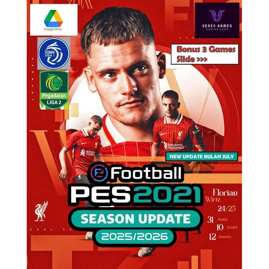 Game Pes 2021 Update 2025 - 2026 Pc Laptop