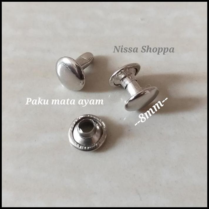 

Paku mata itik buat pengunci tali id card isi 2000 pcs per pack