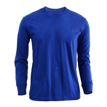 Promo - Kaos polos panjang ujung lengan pakai ban karet atau rib | atasan baju kaos polos pria overs