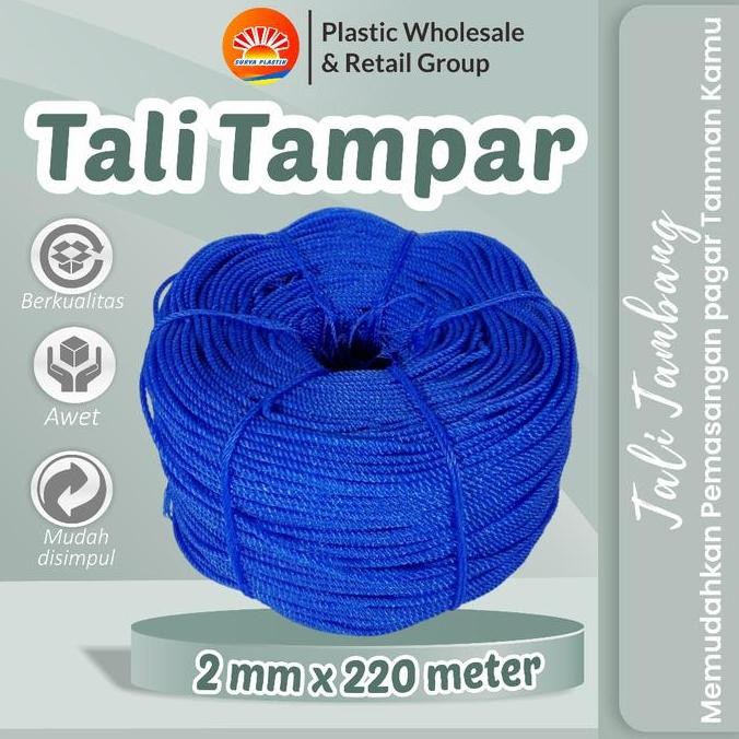 

Ready Stock Tali Tampar Ukuran 2Mm Panjang 220 Meter Kualitas Terjamin