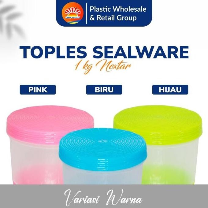 Ready Stock Rotan 1 Kg Nextar Toples Kue Kering Lebaran Natal Imlek Serbaguna Kualitas Terjamin