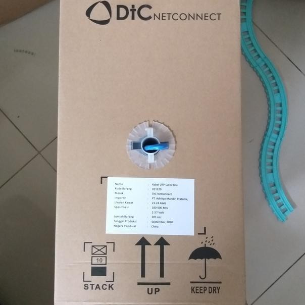 Kabel Lan Utp Cat 6 Dtc Netconnect