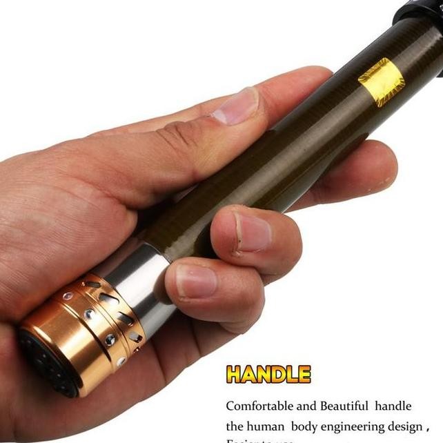 Joran Pancing Cute Mini Carbon Poet Telescopic Fishing