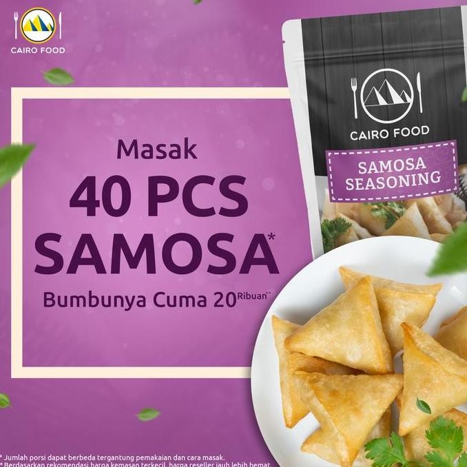 

Bumbu Samosa / Sambosa Seasoning - Cairo Food 100 Gr Pasti Promo