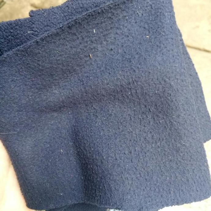 BAHAN KAIN FLEECE EMEN / BAHAN KAIN WOL TEBAL (YARD) AS