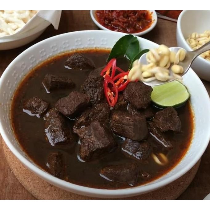 

Munik Bumbu Rawon 125G | Diced Beef In Black Sauce Soup Seasoning Terlaris