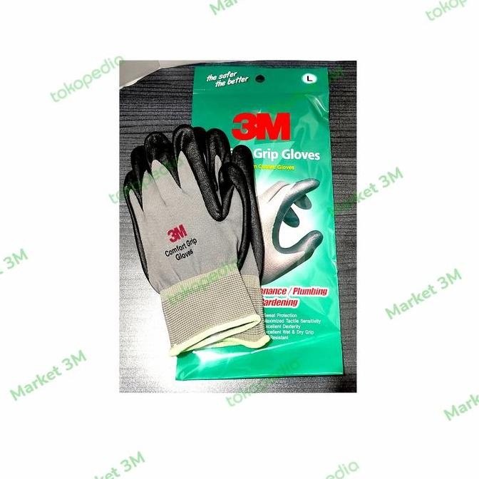 Siap Kirim Sarung Tangan 3M Comfort Grip Safety Gloves Original