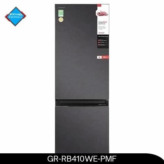Promo Kulkas Toshiba 2 pintu freezer bawah GR-RB410WE Inverter COD