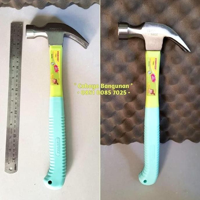 Palu Kambing Stamvick Stanvick Martil Gagang Besi Karet Besar 16 Oz