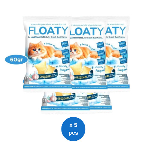 

Floaty Snack Original 60gr x 5 pcs