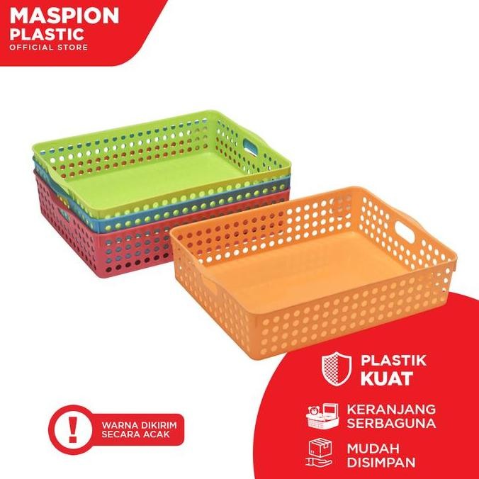 

Stok Terbatas Maspion Tempat File Kertas A4 Stock Basket Isi 4 Pcs Organizer