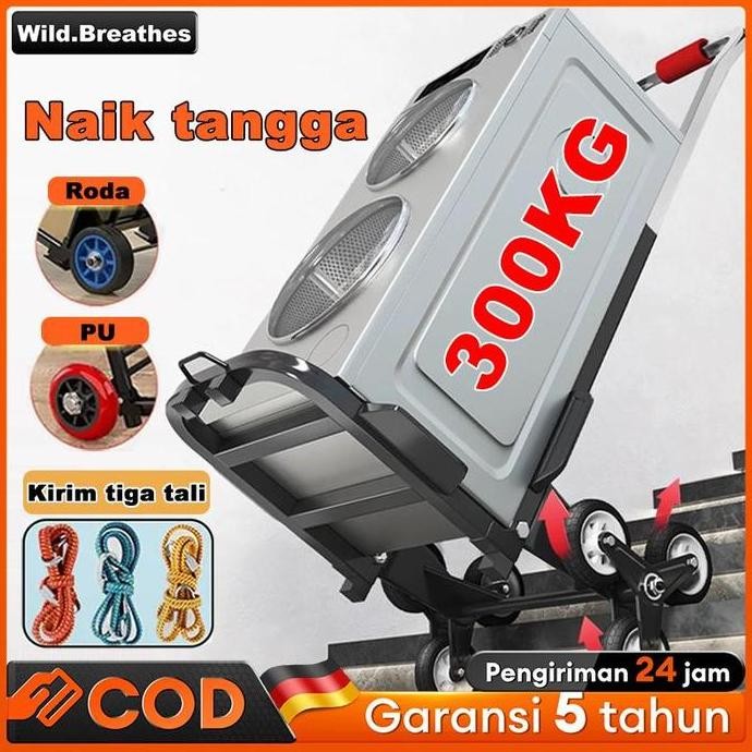 Barang SpotTroley Lipat Bahan Besi Trolley Troli Troly Lipat Besi Galon Tabung Gas Serbaguna Barang 