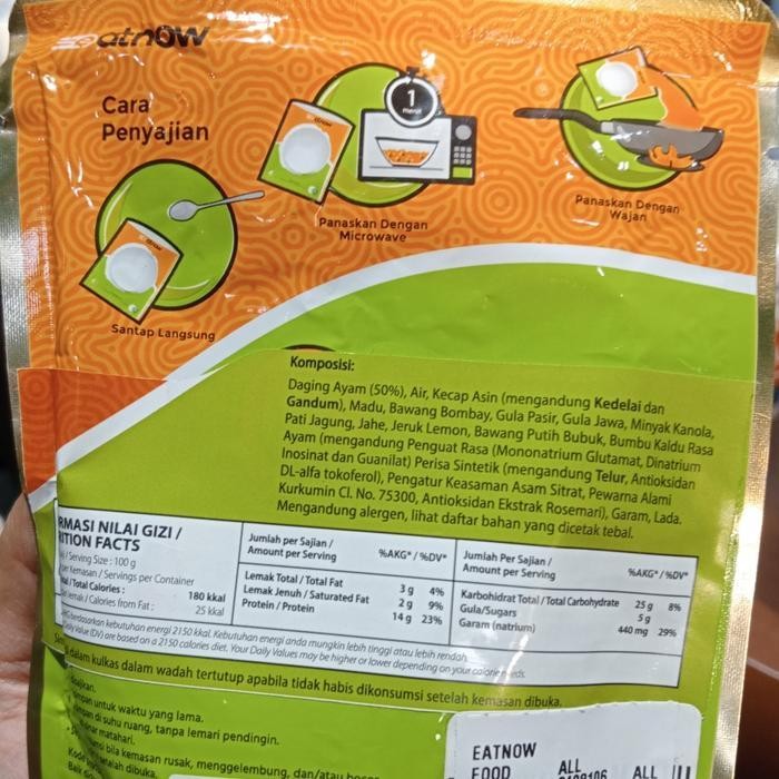 

Rps Eatnow Chicken Teriyaki - Makanan Instant Siap Saji